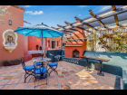 Rooftop fireplace